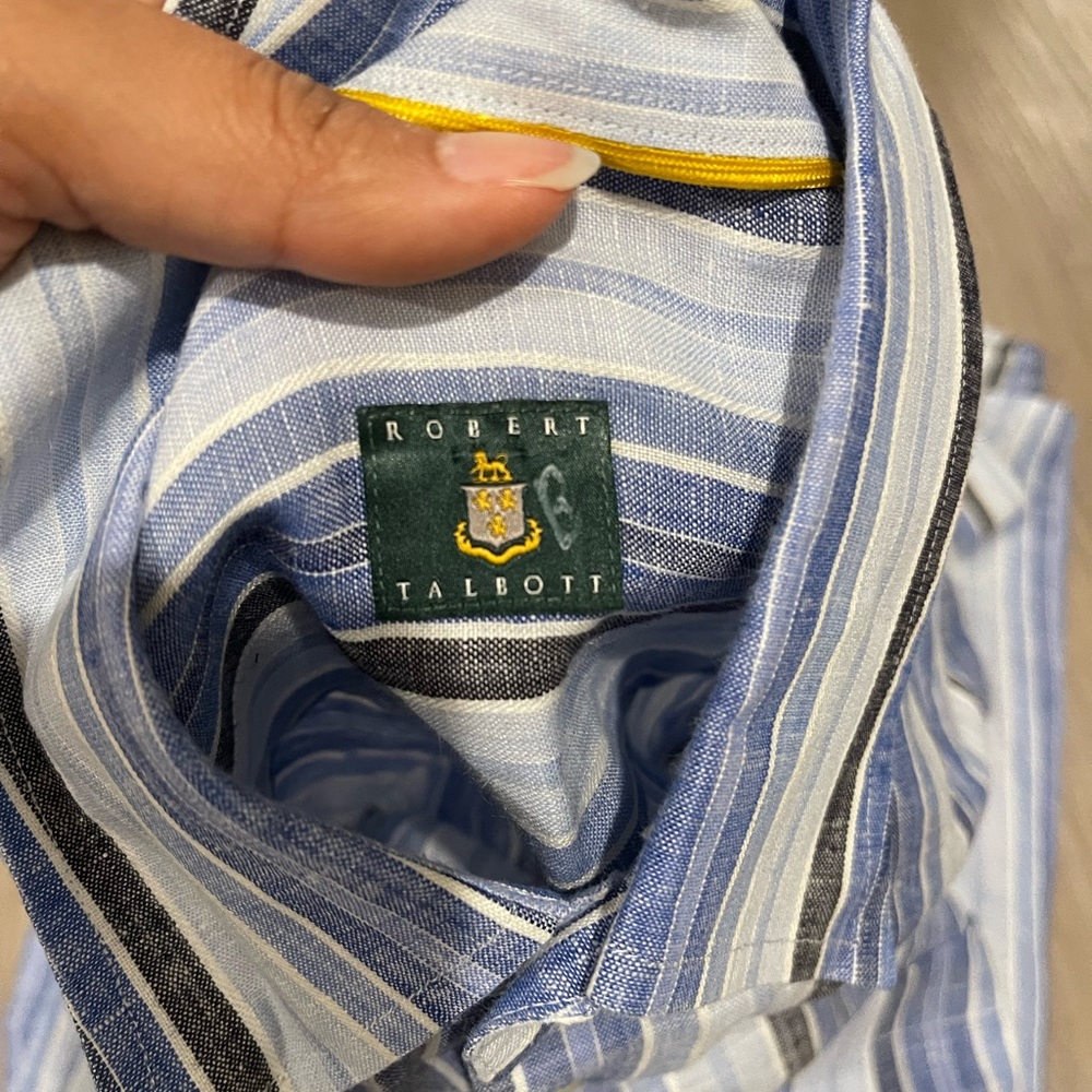 Robert Talbott Linen Shirt - image 5